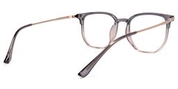 Zarola Grau Quadratisch Brille3