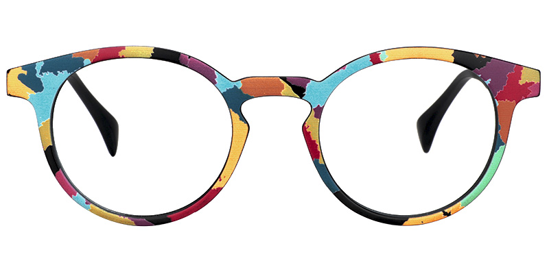 Minne Bunt Rund Brille