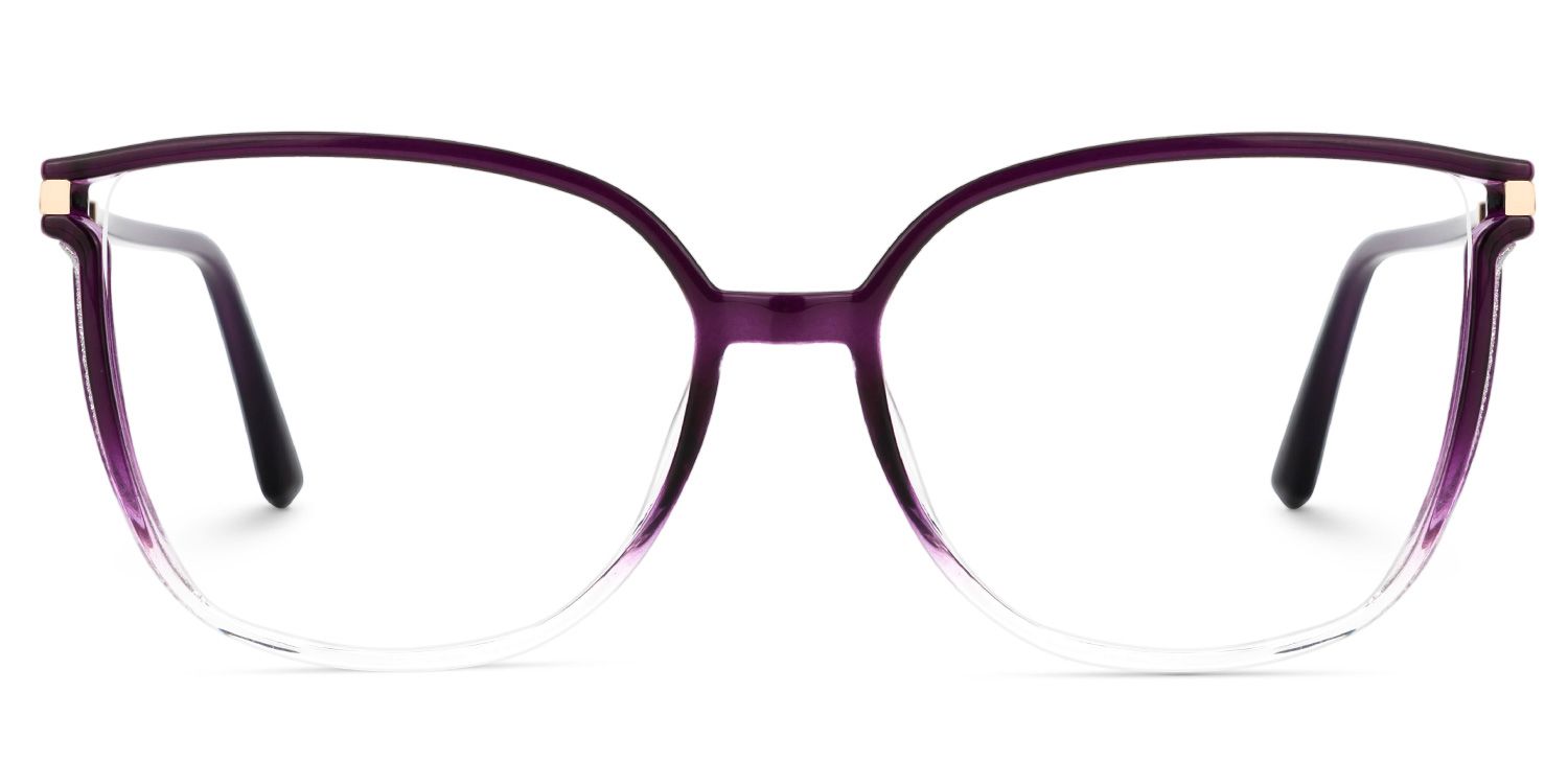 Walden Dunkellila Cateye Brille1
