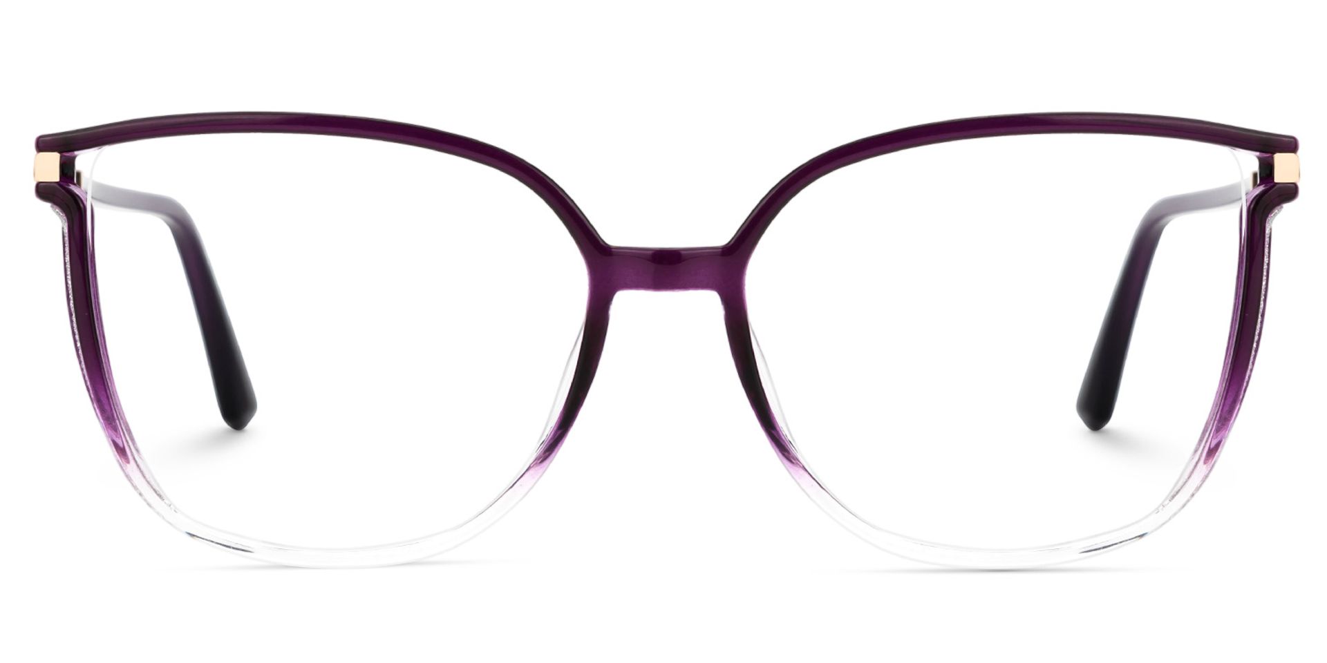 Walden Dunkellila Cateye Brille1