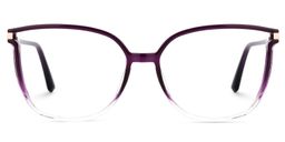 Walden Dunkellila Cateye Brille1
