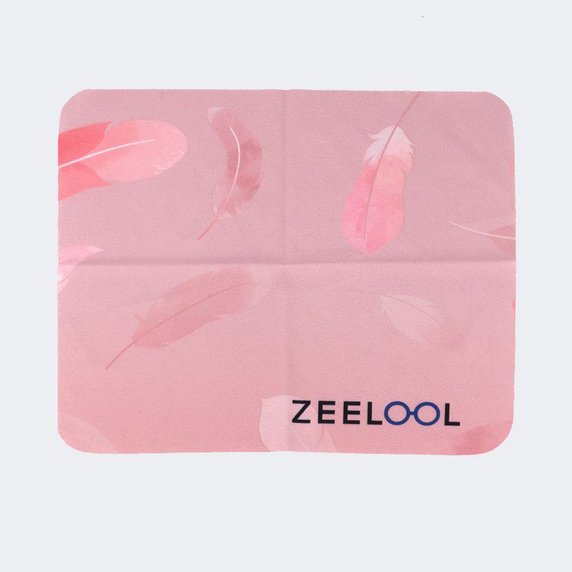 Dalia Rosa-Feder Brillenputztuch