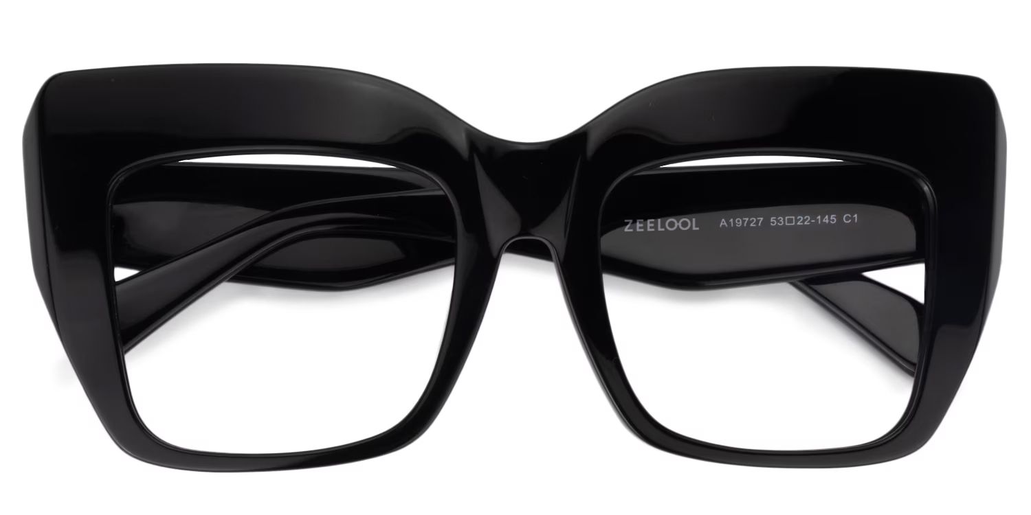 Charmaine Schwarz Cat Eye Brille5
