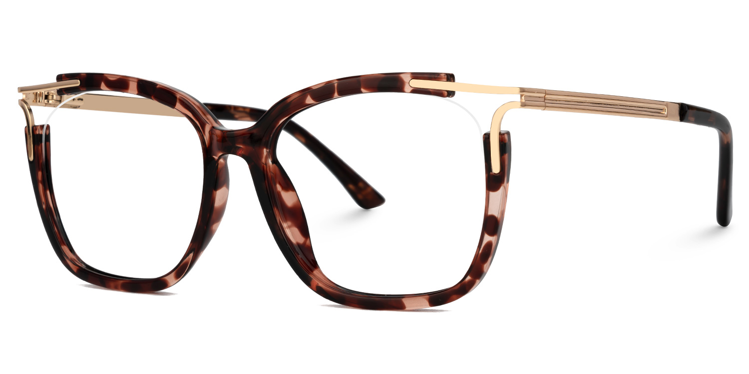Nuriama Braun-Tortoise Cateye Brille1