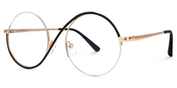 Alina Schwarz Rund Brille4