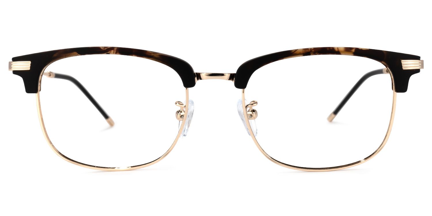 Wilona Schwarz-Tortoise Browline Brille0