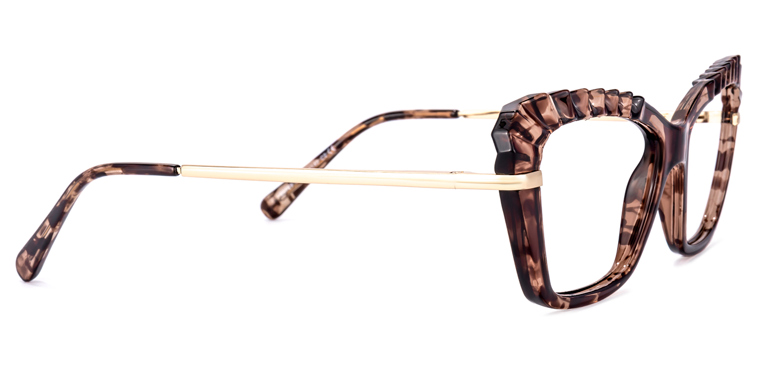 Sophie Braun Blumenmmuster Cat Eye Brille3