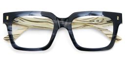 Rangel Grau Rechteckig Brille1