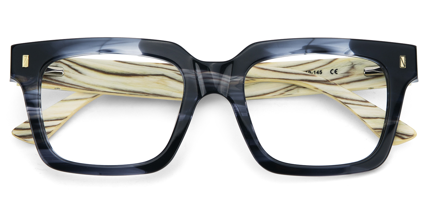 ZEELOOL Rangel Grau Rechteckig Brille