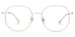 Qusay Rosa Rund Brille0