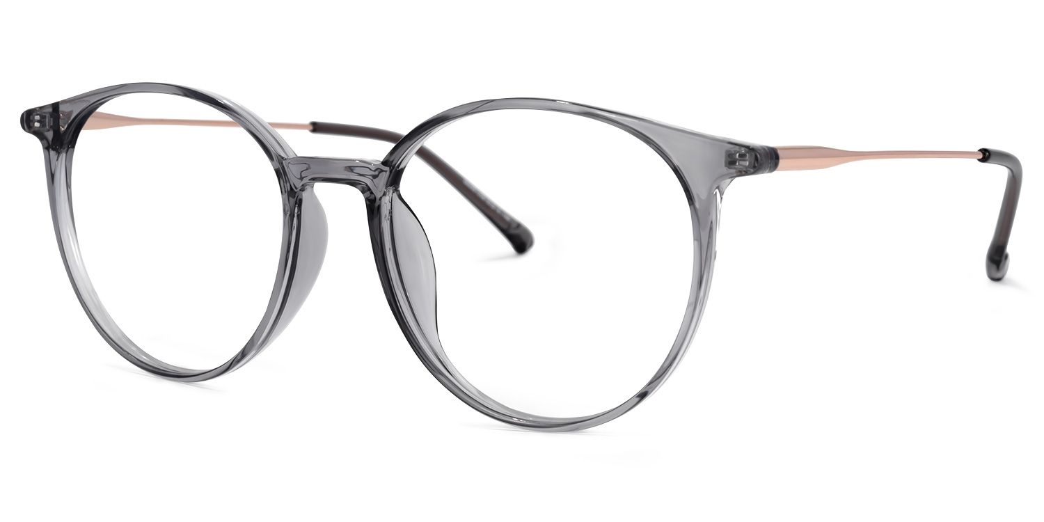 Ohnicio Grau Rund Brille1