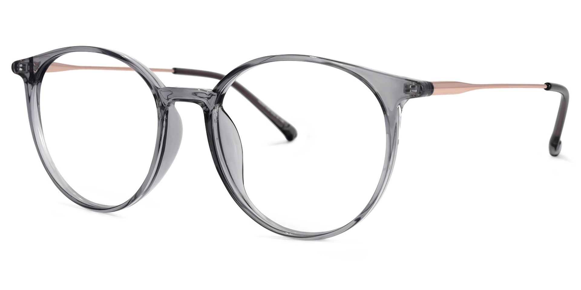 Ohnicio Grau Rund Brille1