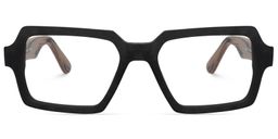 Arthur schwarz Rechteckig Brille0