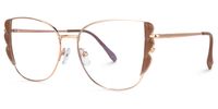 Talen Braun Cateye Brille1