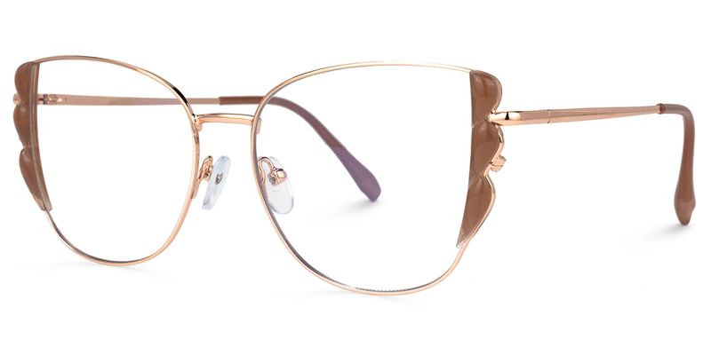 Talen Braun Cateye Brille1