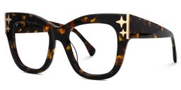 Minfia Tortoise Quadratisch Brille1