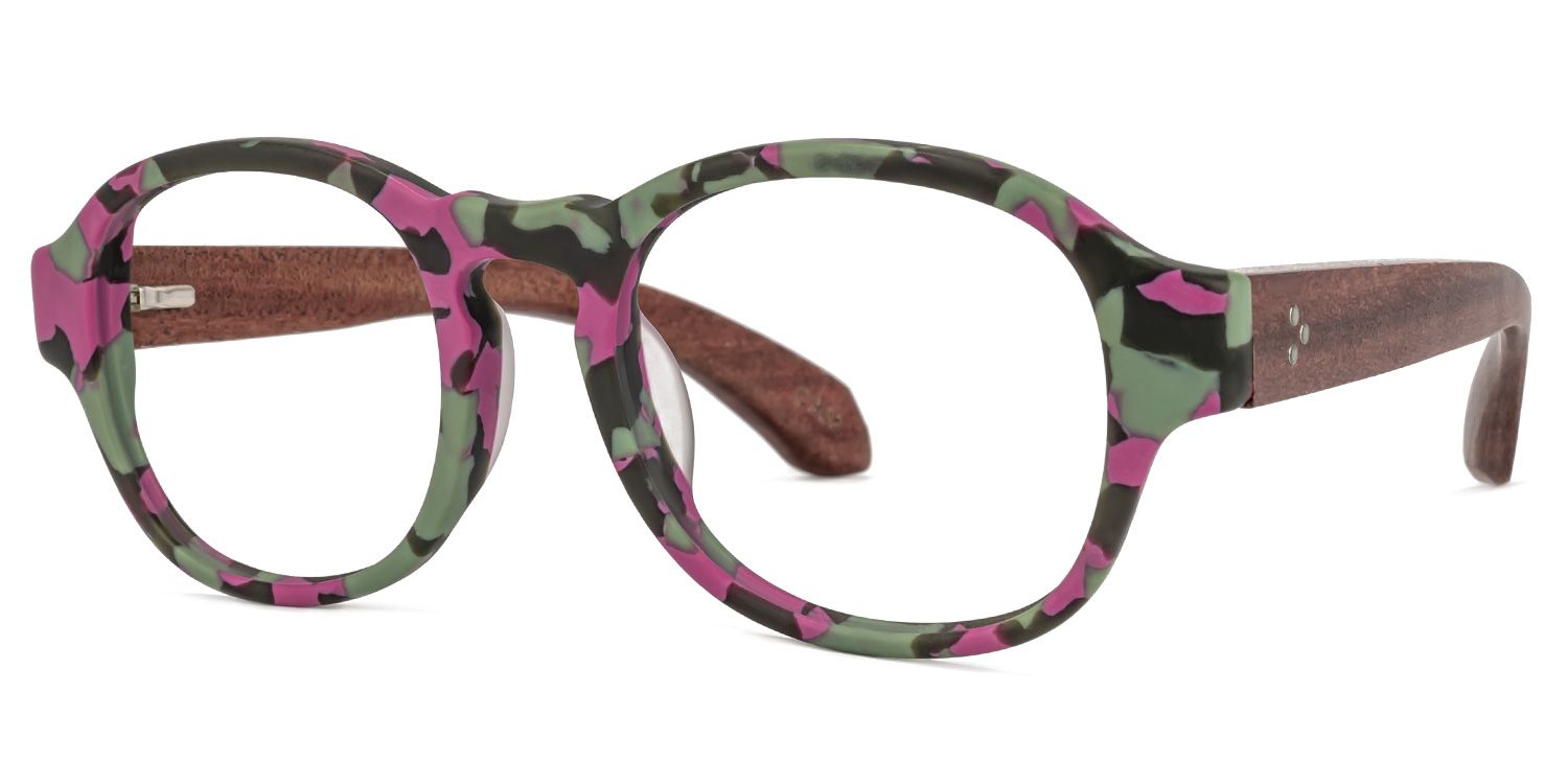 Orida Bunt-Tortoise Rund Brille1