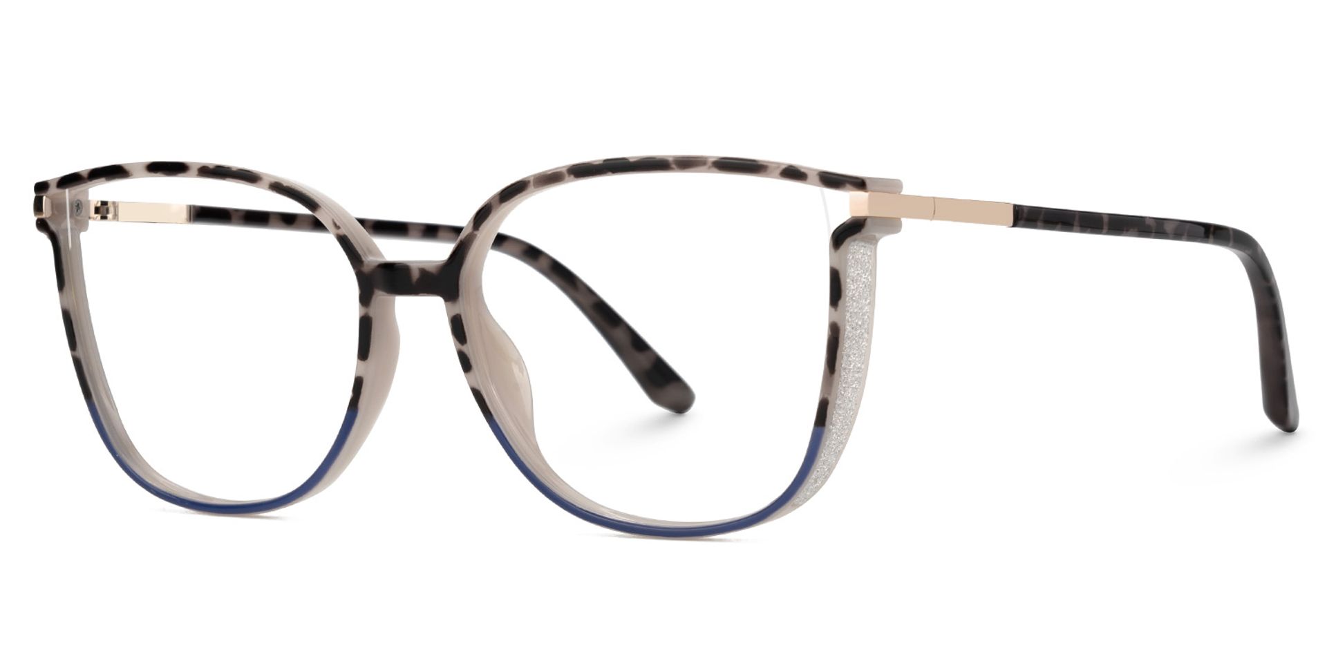 Walden Schwarz-Tortoise Cateye Brille1