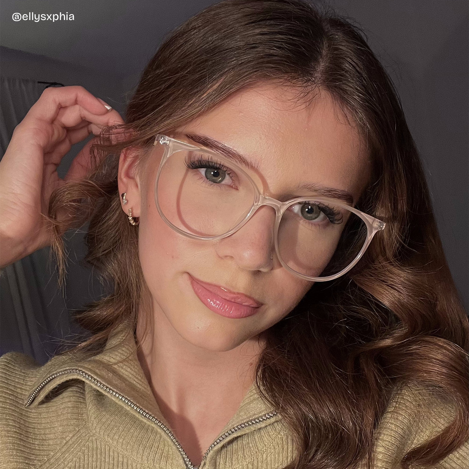 Babbage Hellbraun Rund Brille