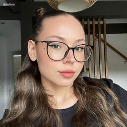 Babbage Schwarz Rund Brille9