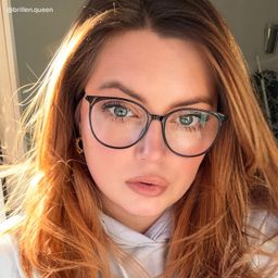 Babbage Schwarz Rund Brille6