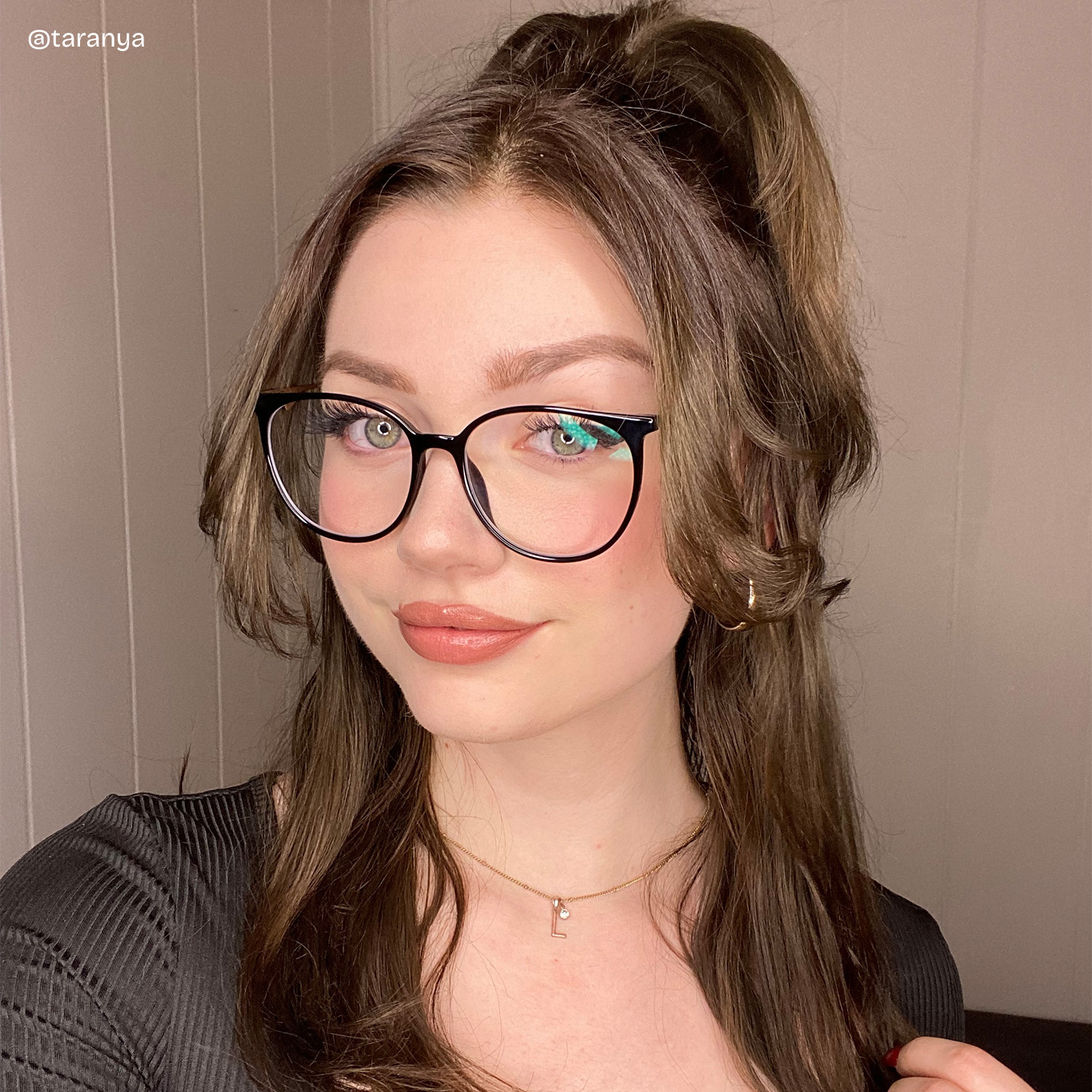 Babbage Schwarz Rund Brille5