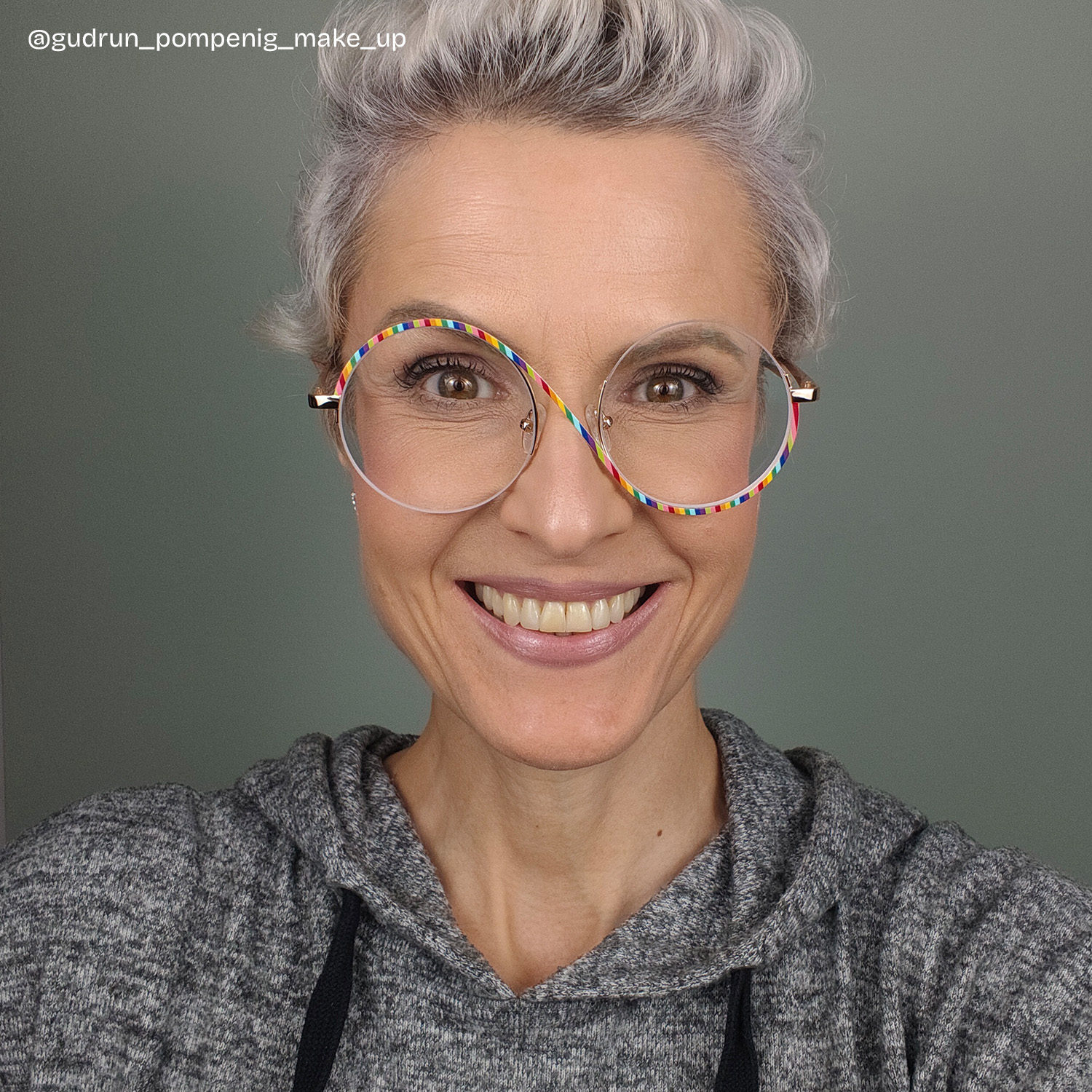 Alina Bunt Rund Brille