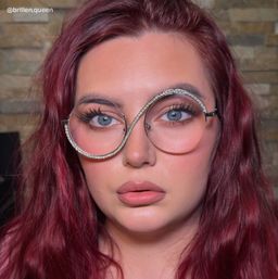 Alina Silber Rund Brille7