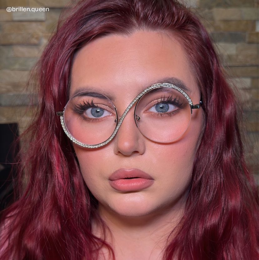 Alina Silber Rund Brille