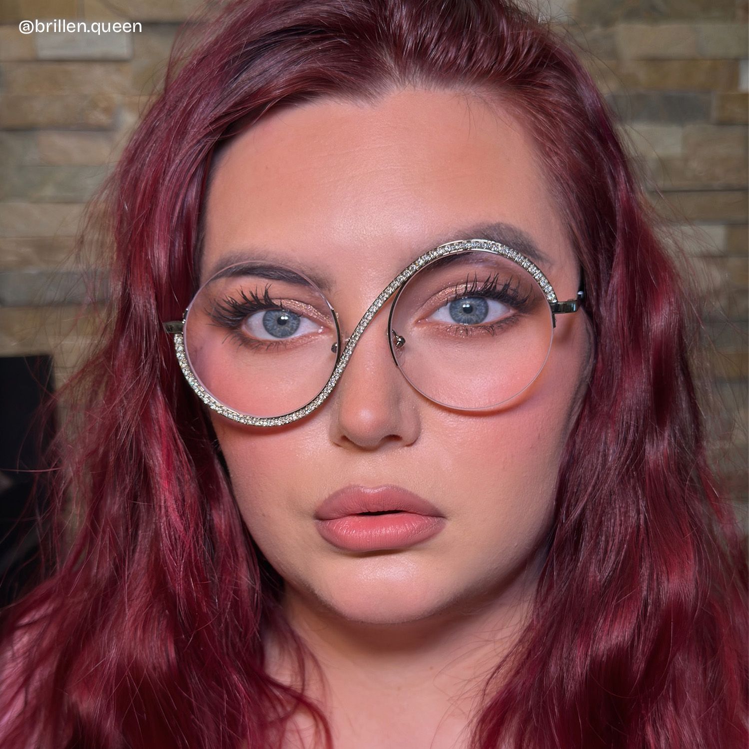 Alina Silber Rund Metall Brille7