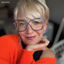 Racquel Bunt Quadratisch Brille10