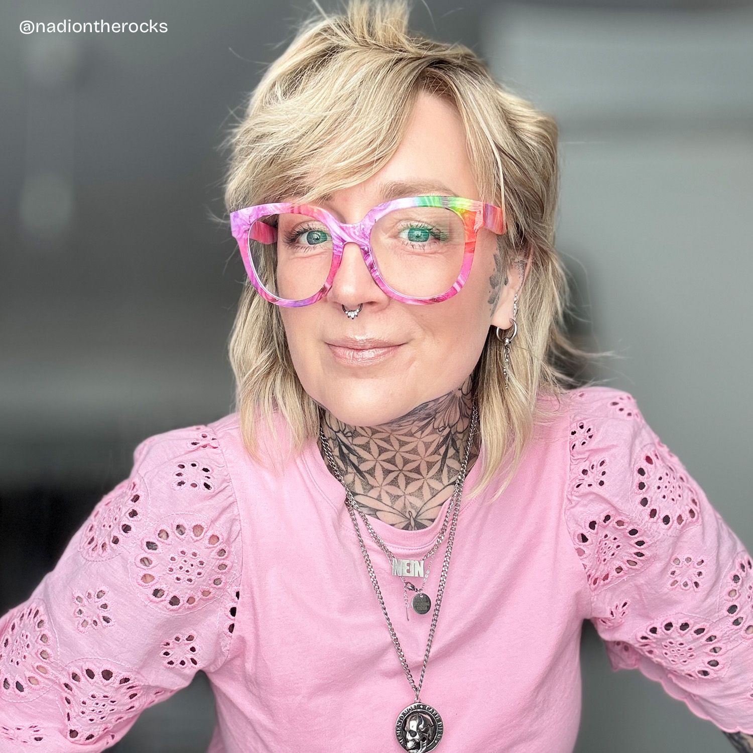 Harrell Bunt Quadratisch Kunststoff Brille7