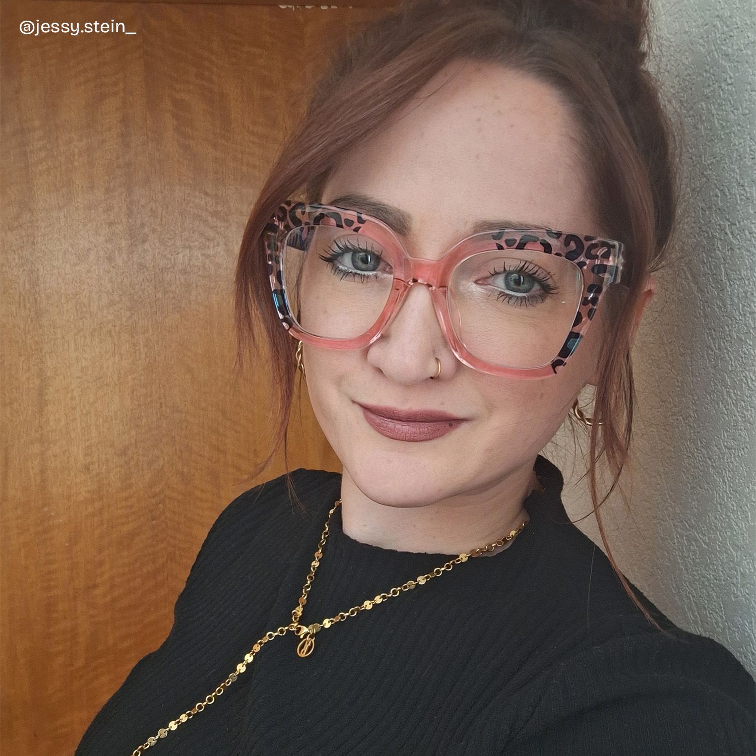 Malcolm Rosa Rechteckig TR90 Brille8