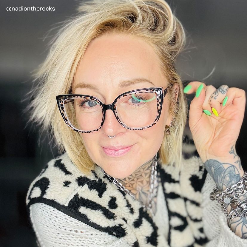 Fenn Schwarz-Tortoise Cateye Brille