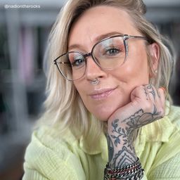 Walden Grau Cateye Brille7