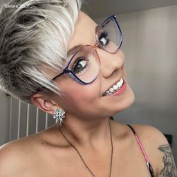 Walden Blau-Orange Cateye Brille6