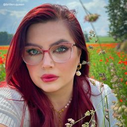 Walden Blumendruck-Rosa Cateye Brille6