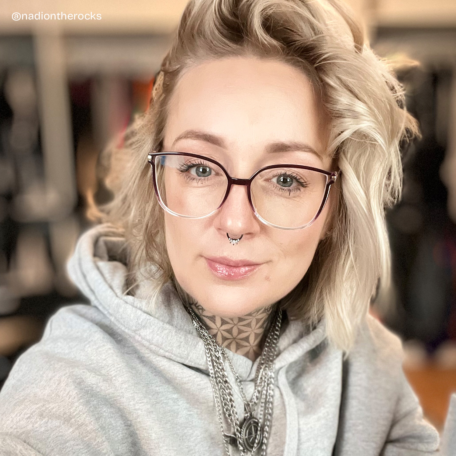 Walden Dunkellila Cateye Brille5