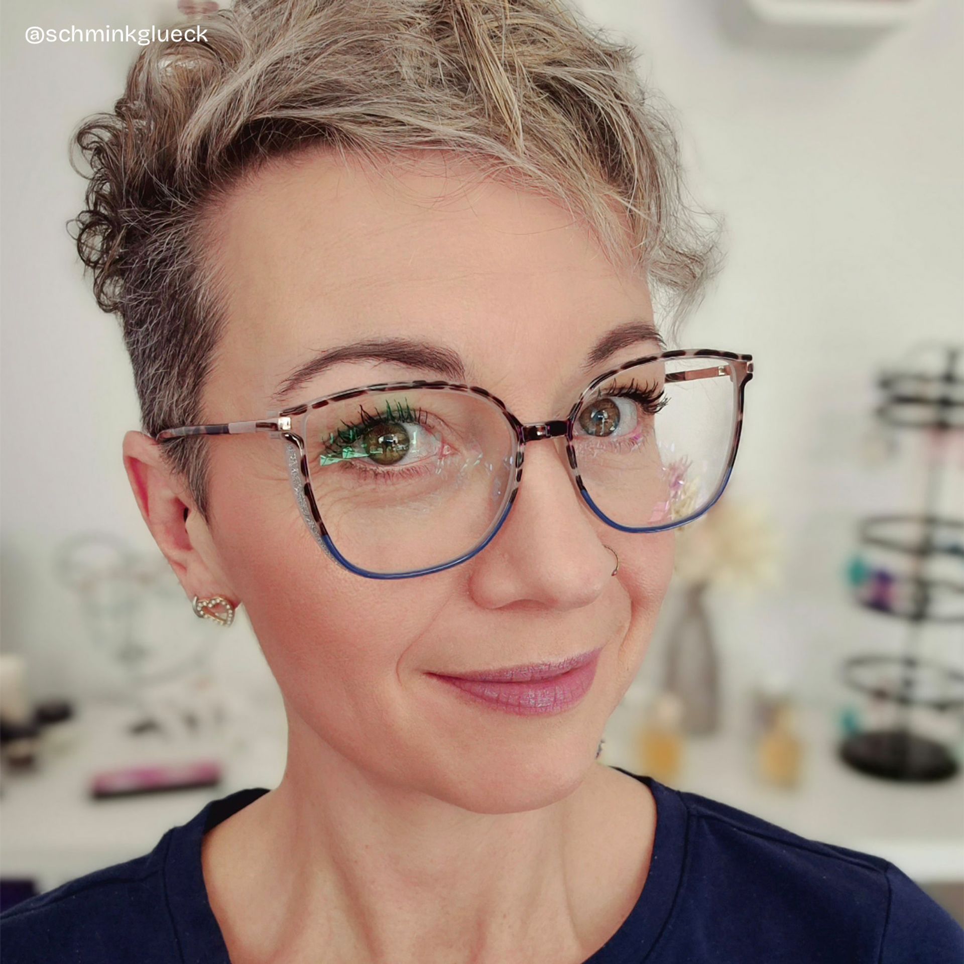 Walden Schwarz-Tortoise Cateye Brille6