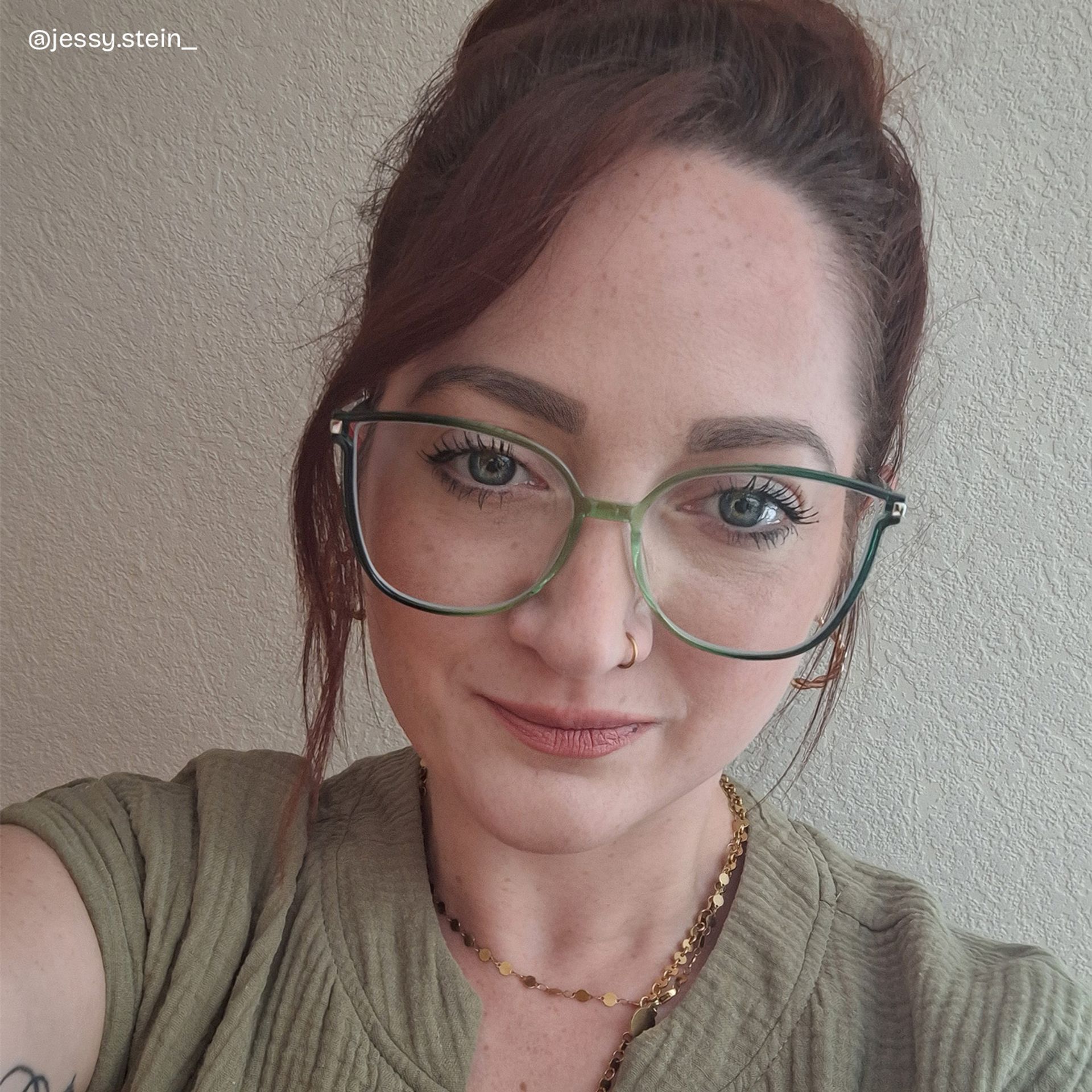 Walden Hellgrün Cateye Brille5