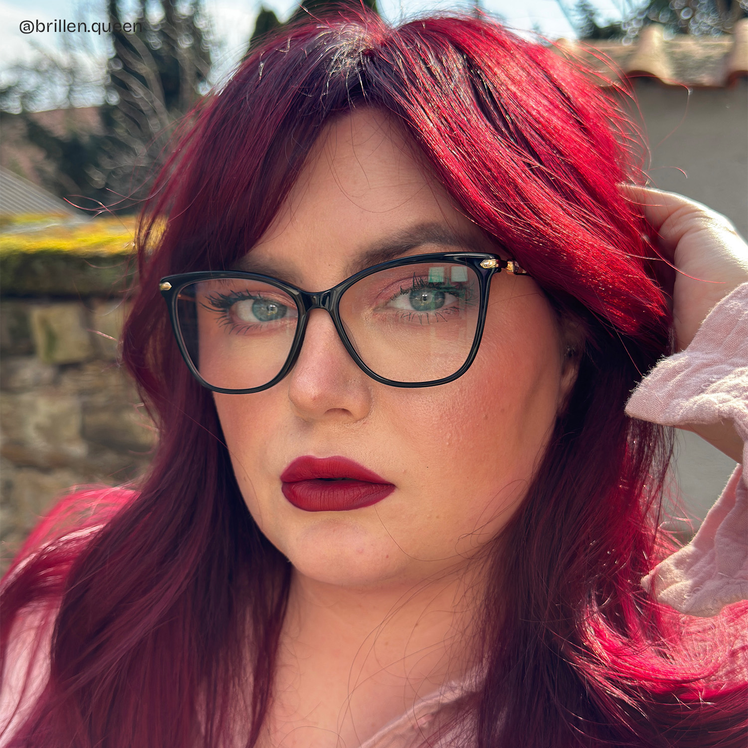 Westley Schwarz Schmetterling Brille8