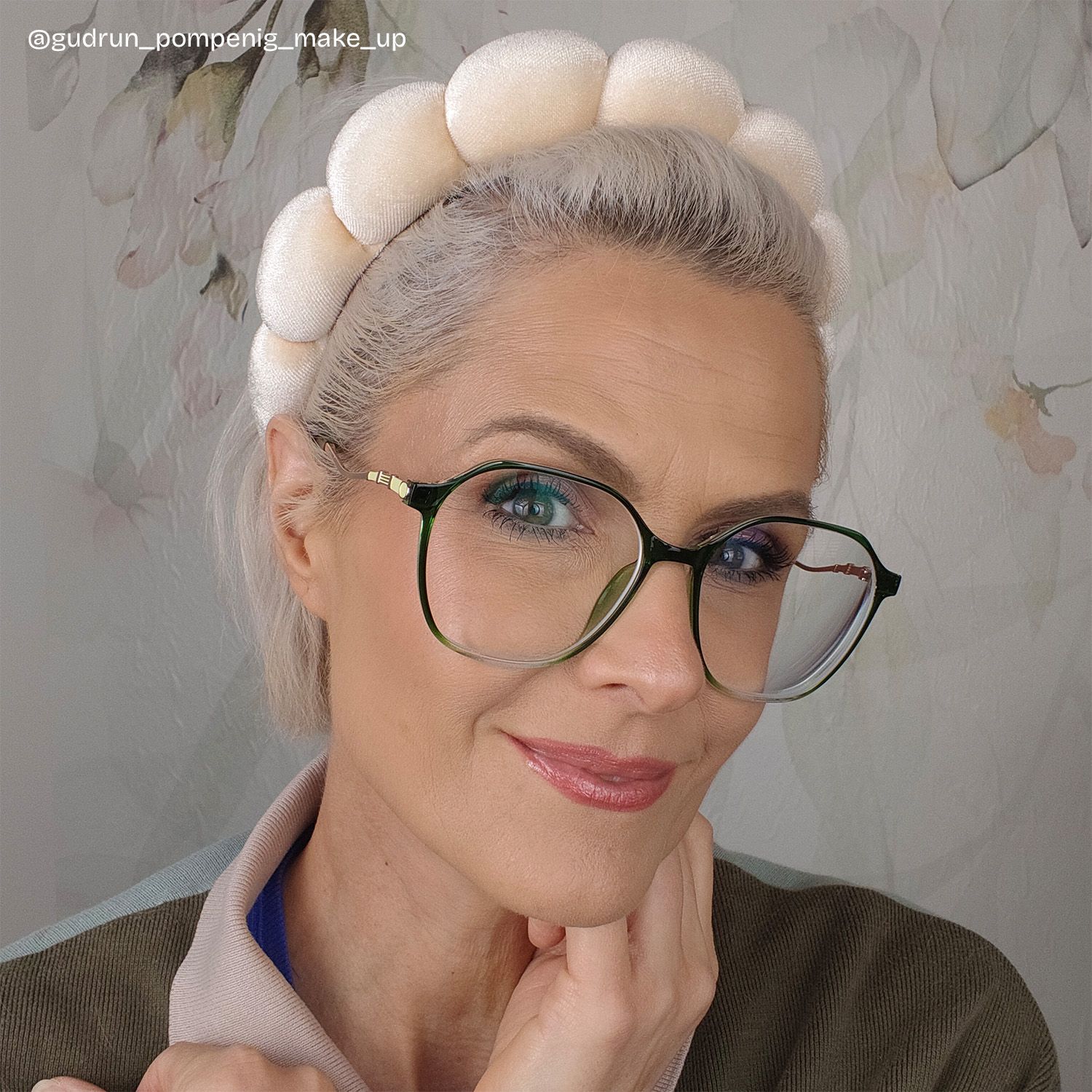 Kayee Grün Geometrisch Brille5