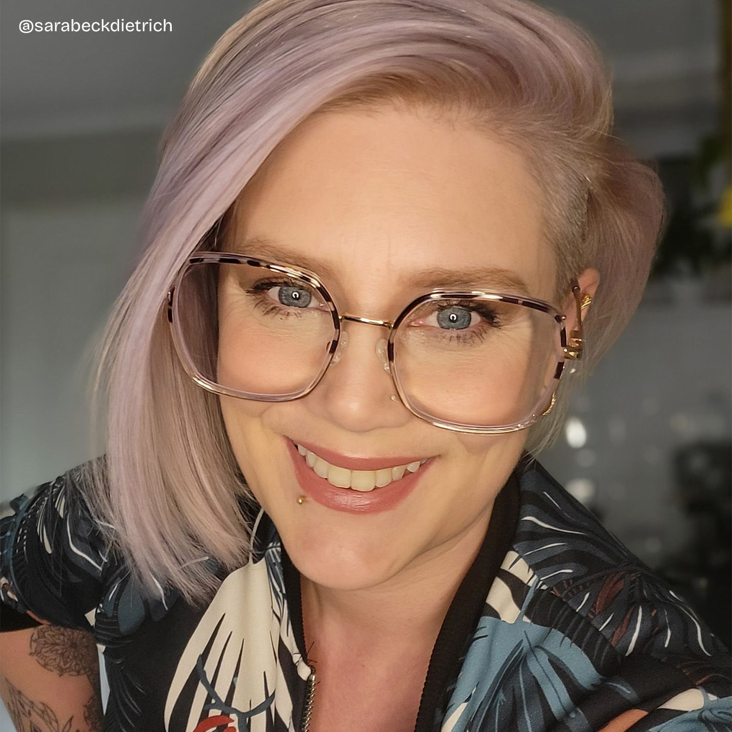 Kelby Schwarz-Tortoise Quadratisch Brille8
