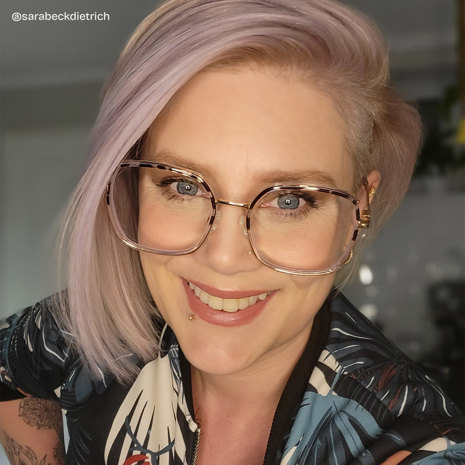 Kelby Schwarz-Tortoise Quadratisch Brille6