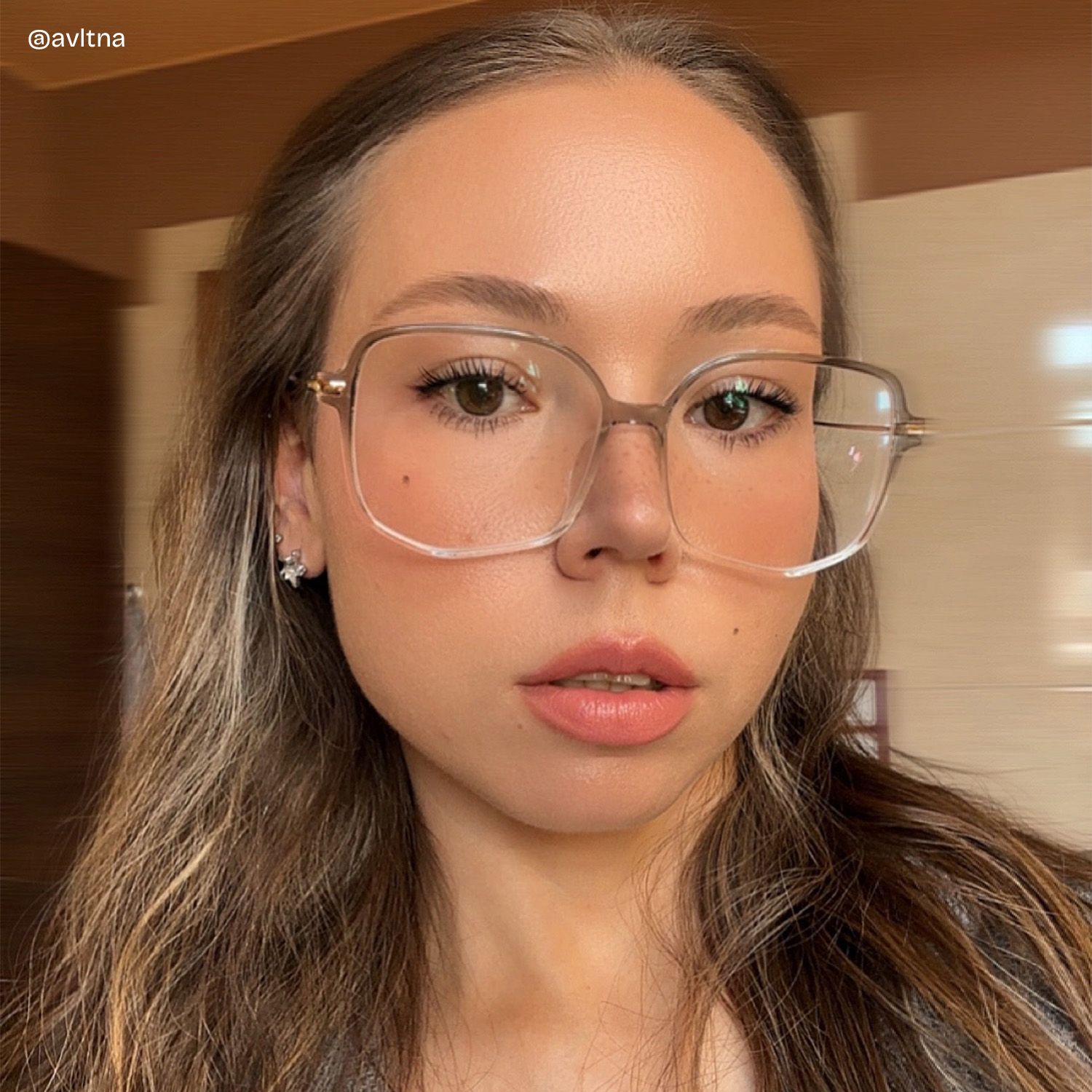 Payton Grau Geometrisch Brille5