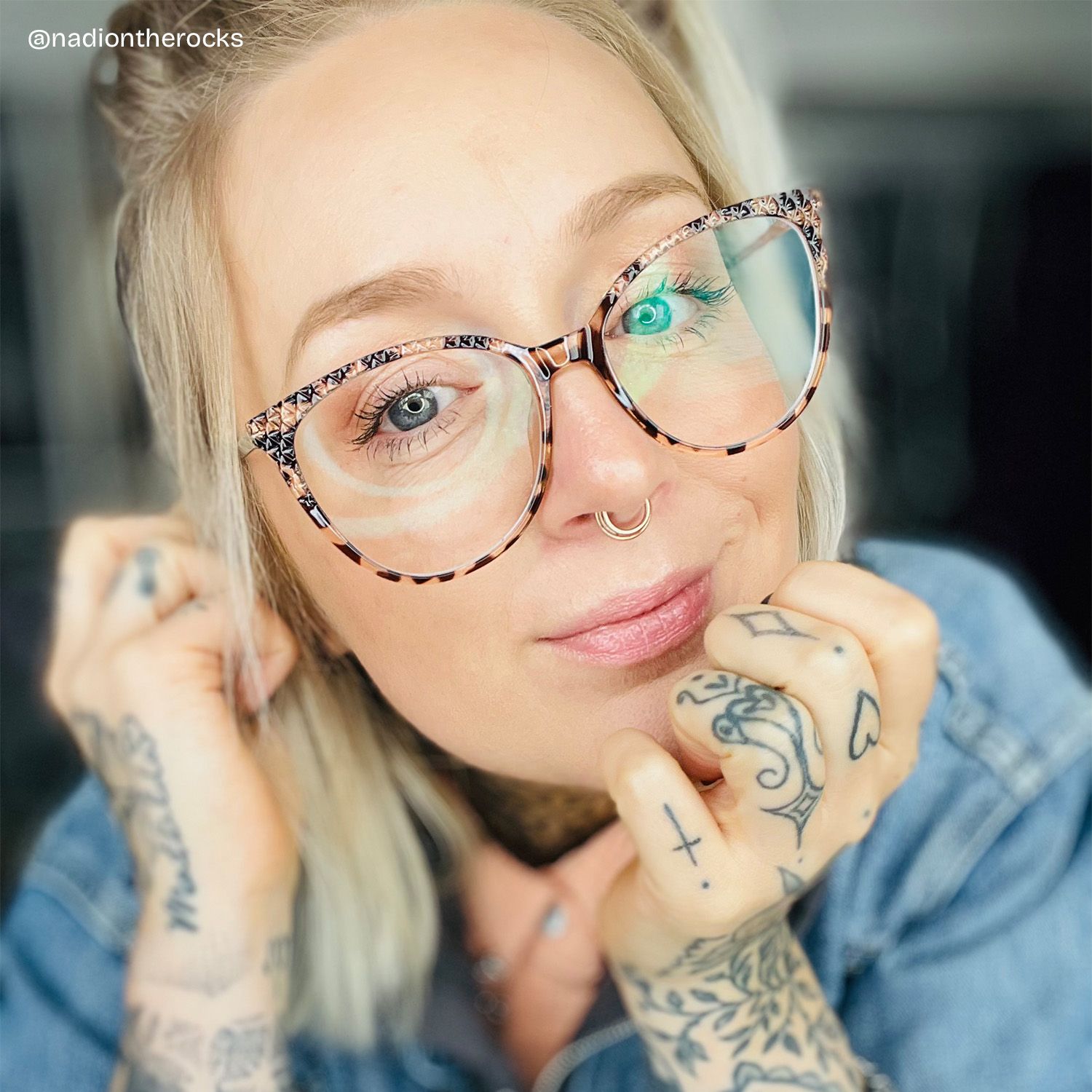 Dagmar Braun-Tortoise Cateye Brille7