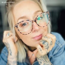 Dagmar Braun-Tortoise Quadratisch Brille7