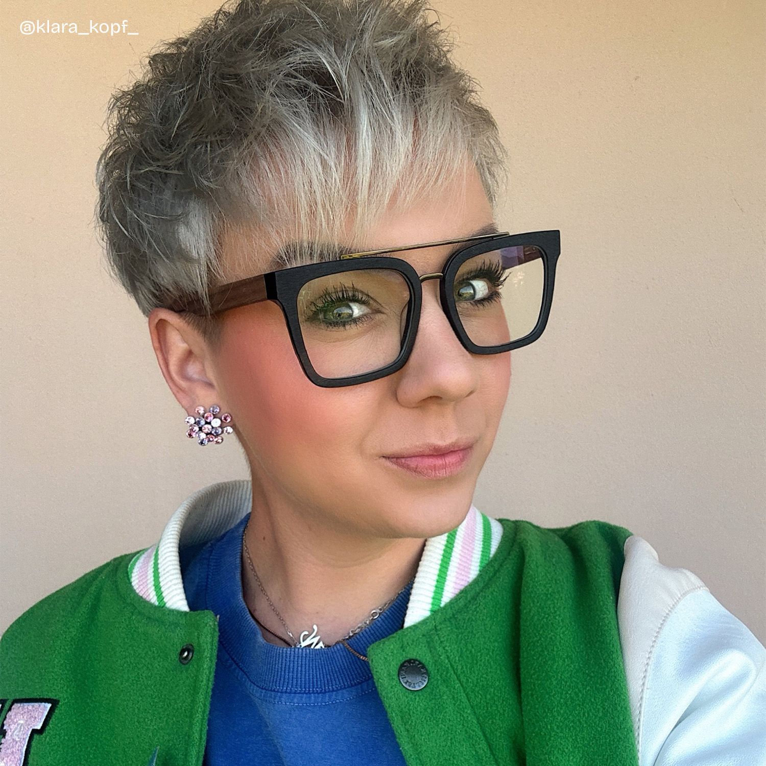 Pascal Schwarz Pilot Gemischte-Materialien Brille8