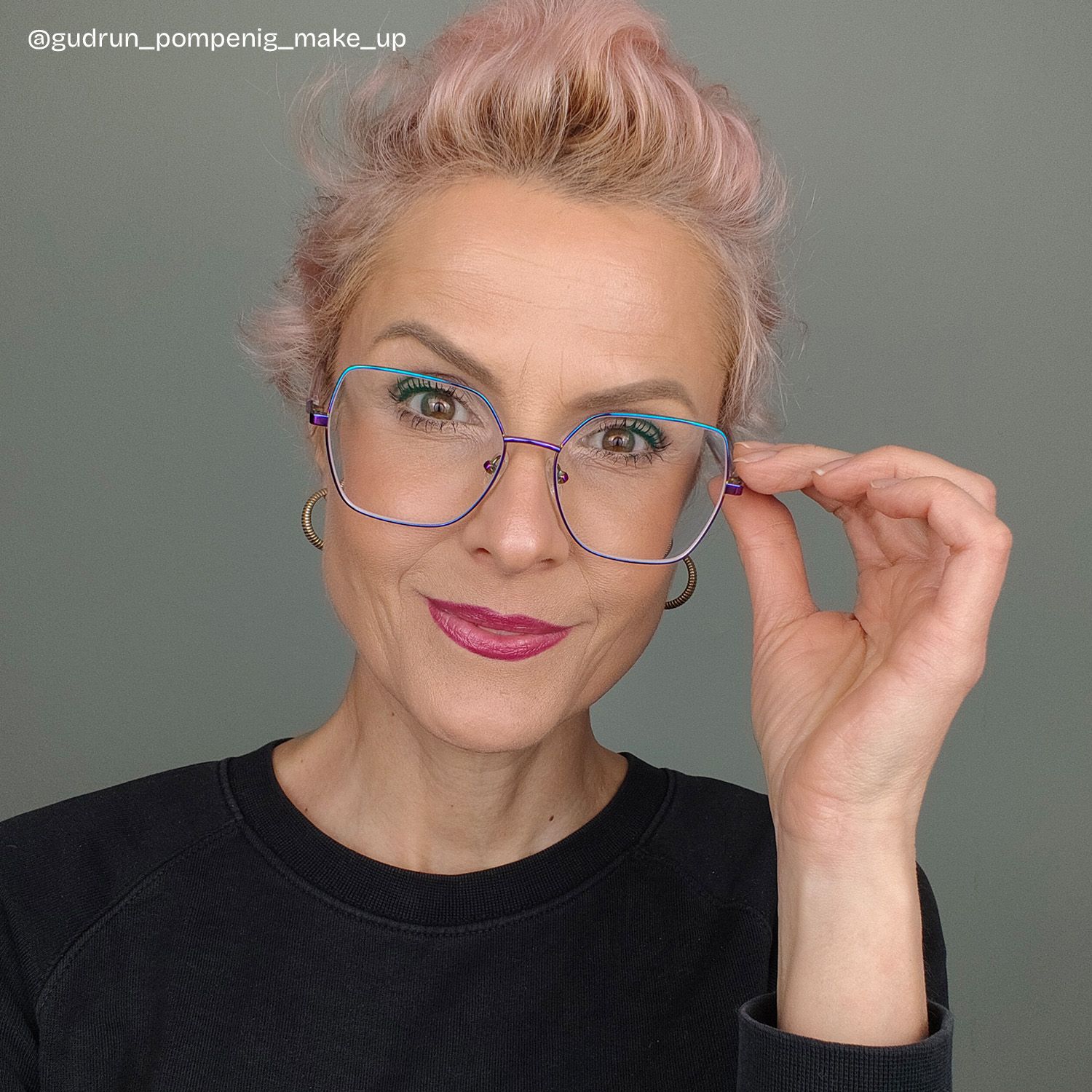 Billie Bunt Geometrisch Gemischte Materialien Brille8