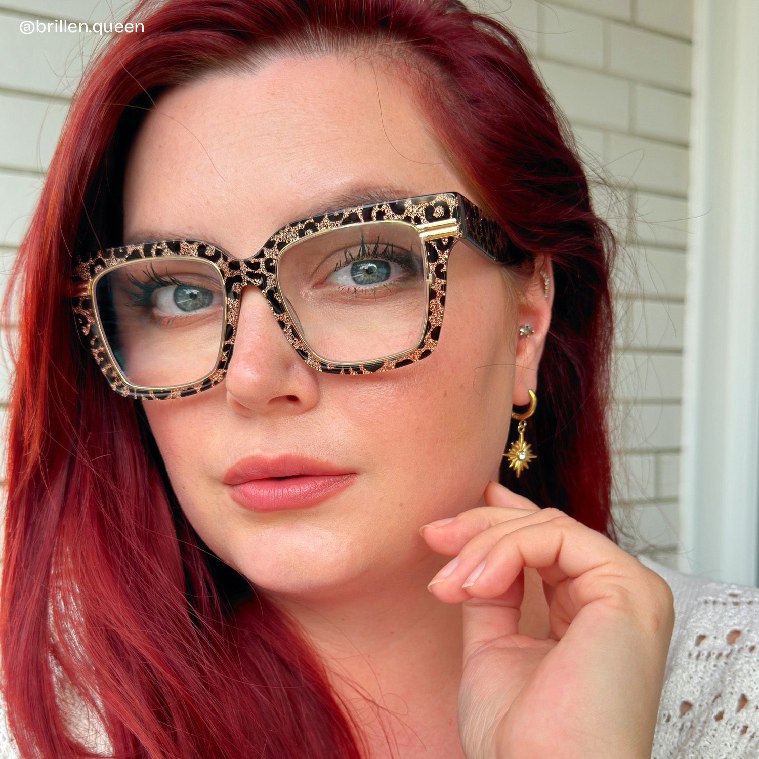 Taylor Braun-Leo Quadratisch Brille7